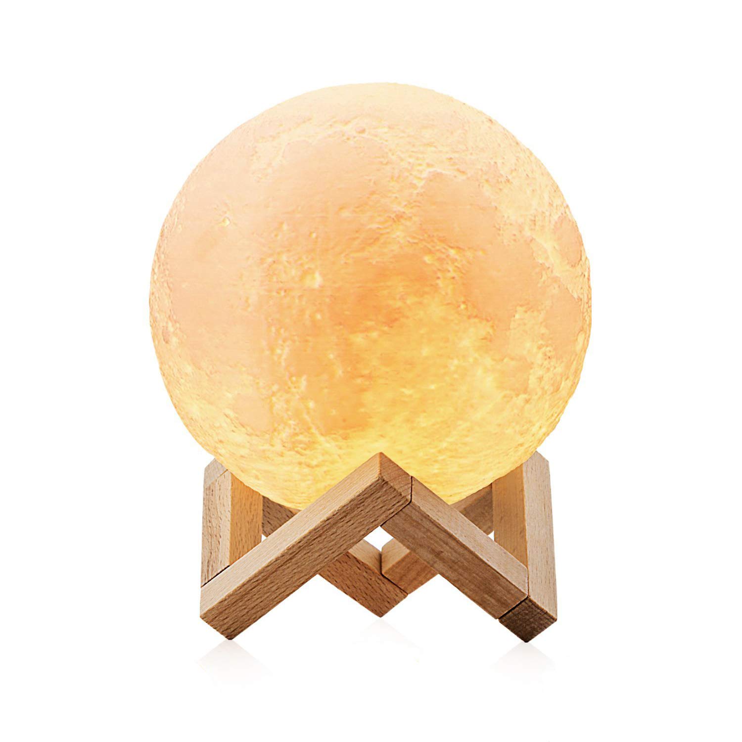 detalles de lampara luna 3d led moon lamp auelek 15cm lampara magica de luna 3 colores