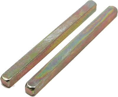 fiXte 2 x Replacement Door Handle Spindle Bar 7.5mm x 85/100/128/150mm