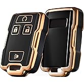 ELOHEI Key Fob Cover for Chevy, Key Fob Case Compatible with GMC Sierra Yukon Canyon Chevrolet Silverado Suburban Tahoe Color