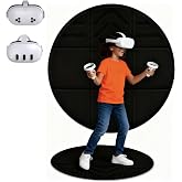 Foldable VR Mat for Meta Quest 3S/Quest 3/Oculus Quest 2/Pro/PSVR2/Carpet, VR Floor Mat for All VR Headsets, Non-Slip, Soft,