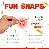 Karrma Ltd 500 Fun Snaps Party Throw Bangers Multicolor 10x50pcs Pack view 4