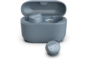 JLab Go Air Pop True Wireless Bluetooth Earbuds & Charging Case - Slate, Dual Connect, IPX4 Sweat Resistance, Bluetooth 5 Connection, 3 EQ Sound Settings Signature, Balanced, Bass Boost