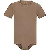 Landofgenie Men Short Sleeve Bodysuit Pajama Bodysuit One Piece Pajamas Rompers Basic Onesie