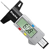 Preciva Tyre Tread Depth Gauge 0-25.4mm Digital Large LCD UK