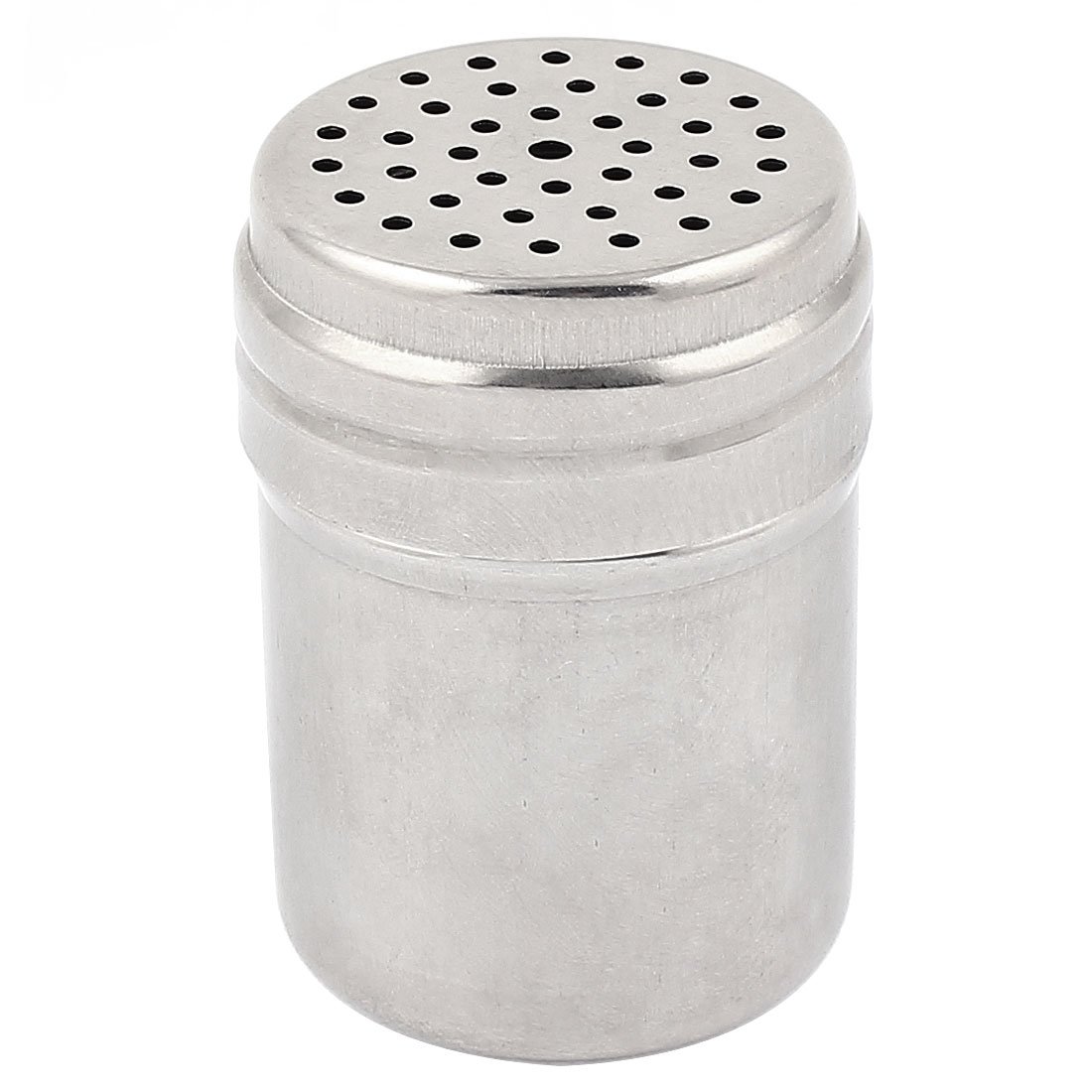 sourcing map Stainless Steel Cylindrical Toothpick Holder Container 73 x 52mm