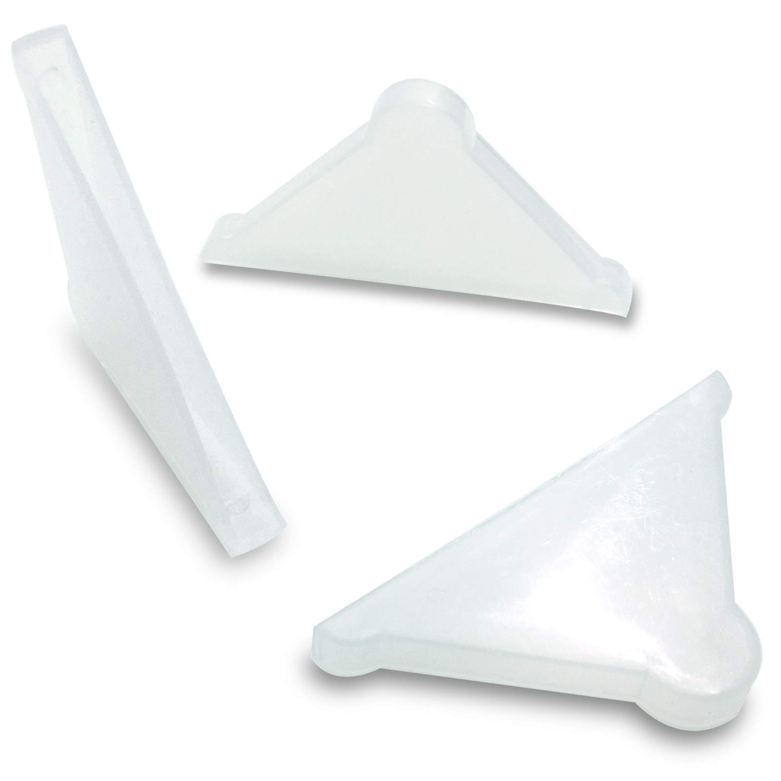 Ebamaz Triple Corner Protectors for Mirror/Glass/Metal Sheets Pack of 50PCS (4 X 37 mm)