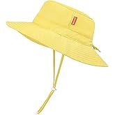 HECCEI Baby Sun Hat with Wide Brim - Windproof, Sunscreen, Warm, DryShade PackNest UPF 50+ Beach Hat for Outdoor, 0-24 Months