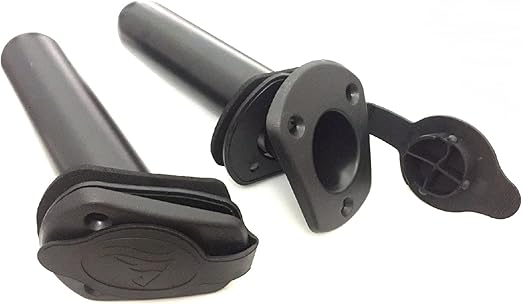 Anndason 2 Piezas Cubierta de plástico para Kayak, Montaje Empotrado