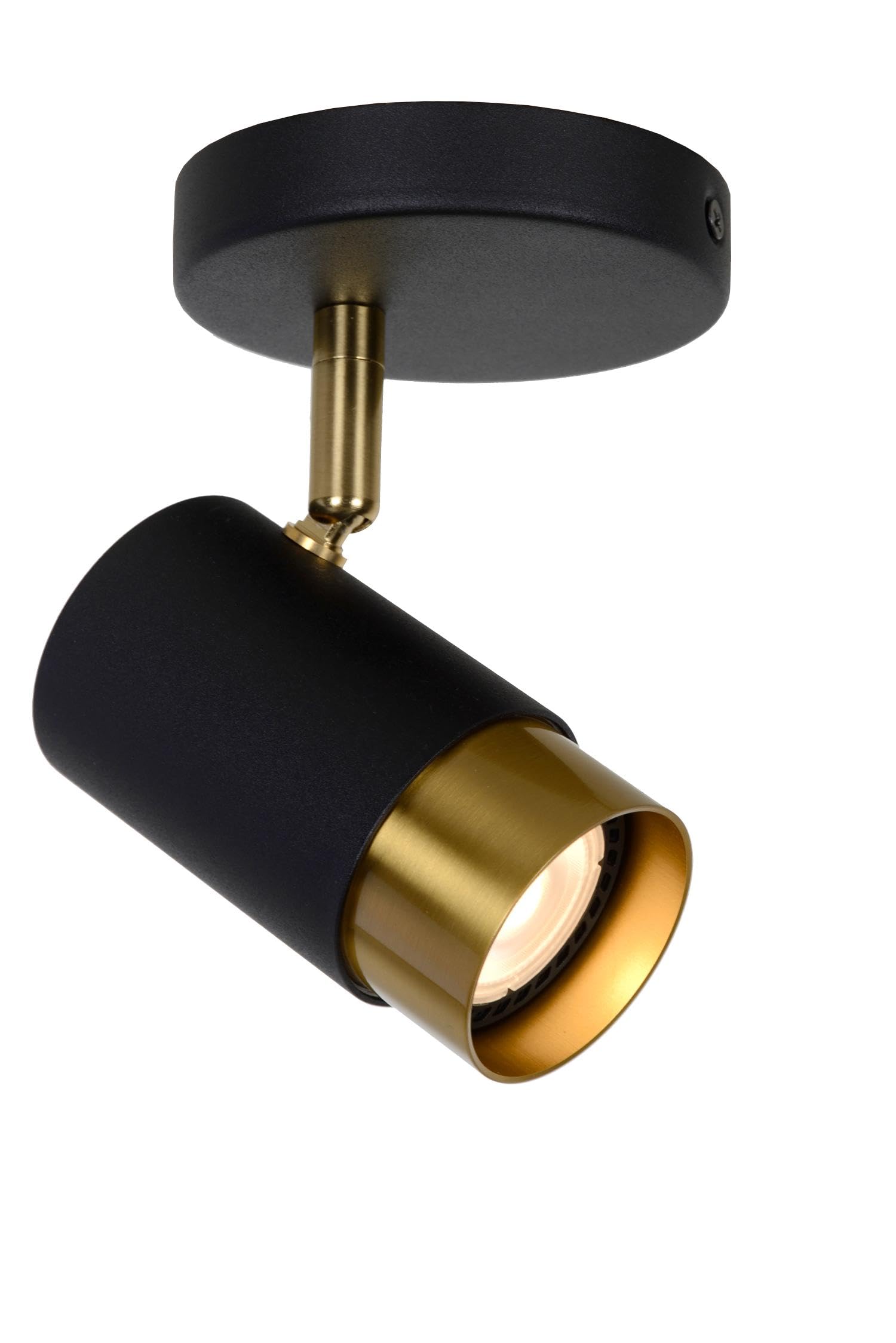 LUCIDE Floris - Ceiling Spotlight - Ø 10 cm - 1xGU10 - Black