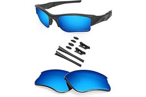 BLAZERBUCK Replacement Lenses & Sock Kit for Oakley Flak Jacket XLJ OO9009 OO9009 Sunglass