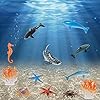 Nabance Sea Animal Figures Animal Toys 38PCS Mini Sea Animal Toys Set Realistic Animal Sea Life Figures Toy Educational…