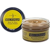 Meltonian Cream Shoe Polish, Boot Polish, Leather Shoe Polish Oil Based with Beeswax, Restores and Protects, Over 60 Colors