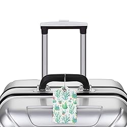 Docsckus 1 PCS PU Leahter Luggage Tag with
