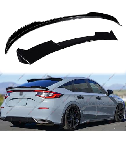 Honda Civic Hatchback Spoiler For 16-21 Honda Civic FK7 Hatchback Type ...