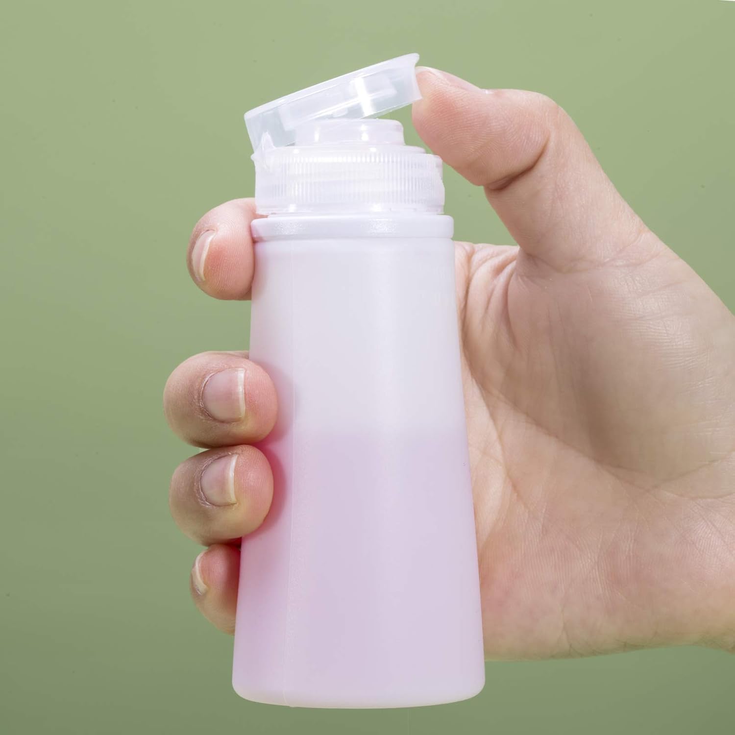 Leak Proof Travel Size Bottles, Valourgo TSA Approved Portable Silicone Containers Plastic Spray Bottle for Travel Size Toiletries Refillable Travel Accessories Handy 5 Pieces Travel Kit (3.4 fl. oz) : Beauty