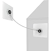 10 inches Stainless Steel Furniture Straps for Baby Proofing, No-Drill Furniture Anchors Earthquake Straps, Prevent Falling a