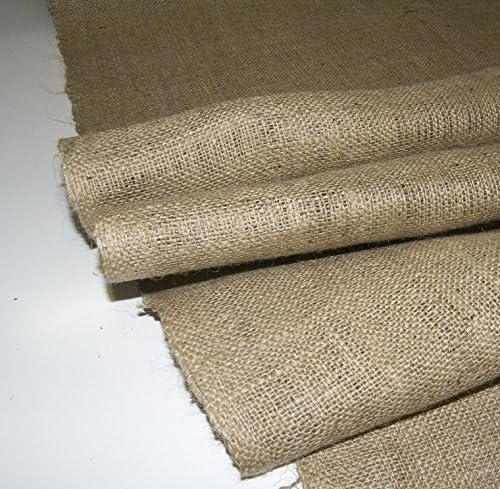Burlap Fabric, 10oz. Natural Color Untreated Sold By The Yard 36" - Shipped from The USA!