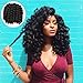 Alivovo 8 Inch Jumpy Wand Curl Braids Hair 4 Packs/Lot 20 Roots Jamaican Bounce Crochet Twist Braids Sensational African Collection Braiding Hair 110g (Black)