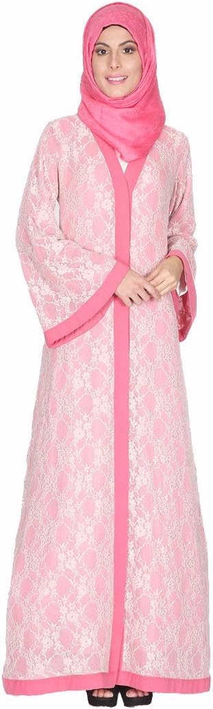 Modest Forever Double Layer Laced Abaya