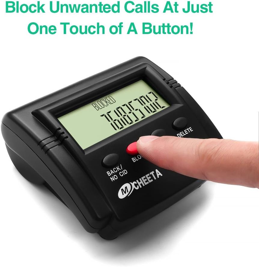 Call Blocker for Home Phones, One Touch Phone Blocking Device Block All Unwanted Spam Calls, Nuisance Calls, Robo Calls, Scam Calls for Landlines, V4000 Large Capacity: Electronics