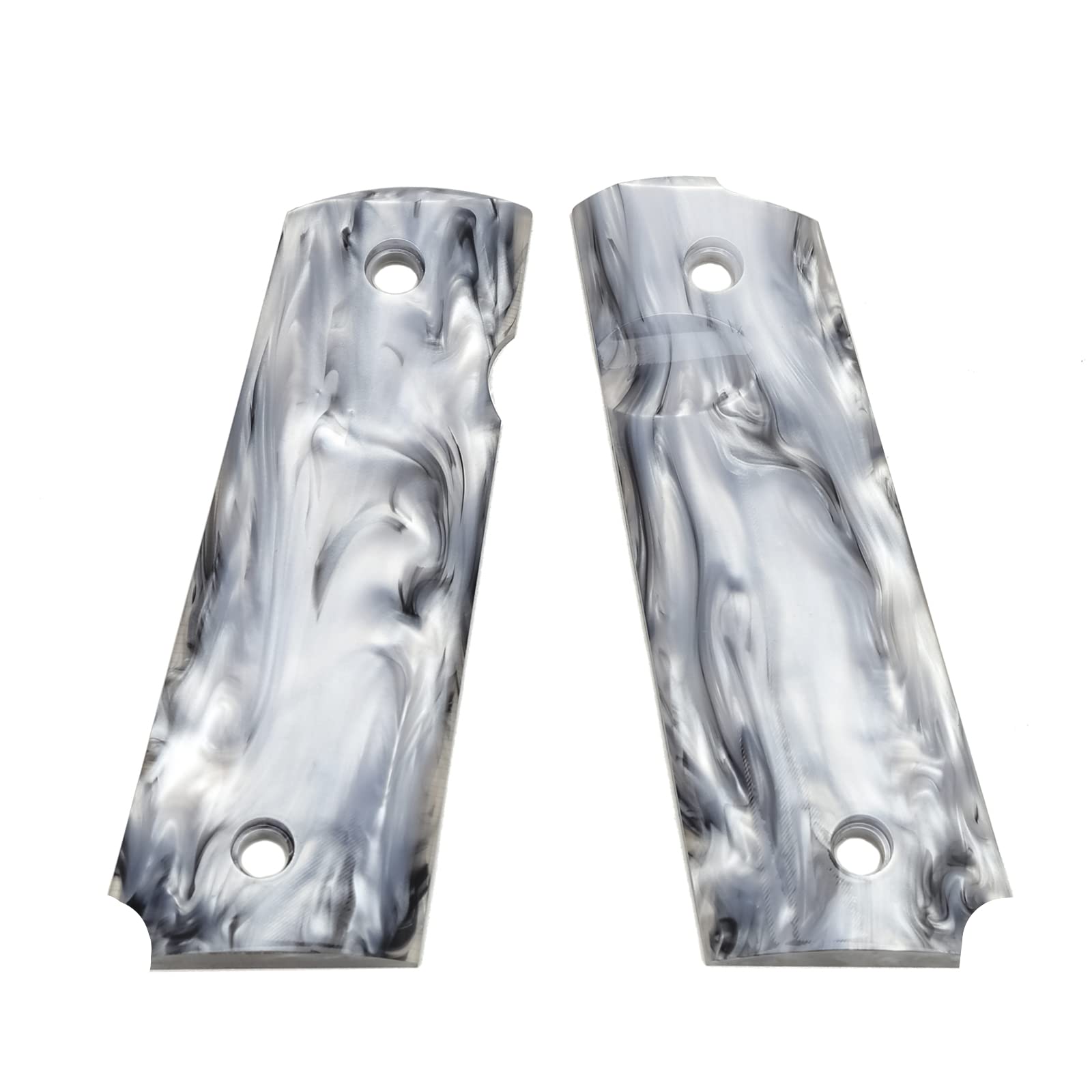 Photo 1 of 1911 Pearl Grips Government/Commander Grip High Polished Synthetic Pearl Resin