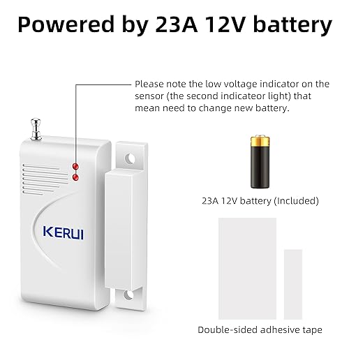 KERUI W18 Wireless Smart Security Burglar Home Alarm System-WIFI GSM Auto Dial DIY Alarm Kit Free APP Remote Control - View #12
