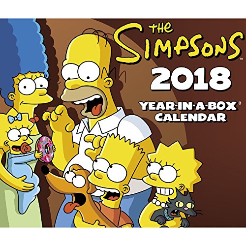 2018 the simpsons calendar (year-in-a-box)
