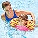 SwimSchool USCG Approved TOT Swimmer, Arm Floaties, Puddle Jumper, Type V Life Jacket/PFD, Medium/Large, Pink/Yellow Seahorse