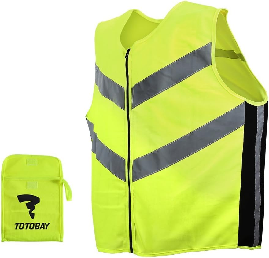 Chaleco Reflectante Deportivo de Alta Visibilidad con 7 Correas