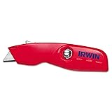 IRWIN Utility Knife, Self-Retracting for Safety