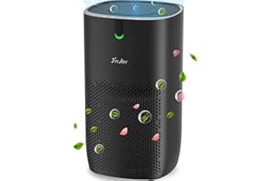 FreAire Air Purifier, Air Purifiers for Bedroom Up to 1420 Ft², Larger HEPA Filter, Air Purifiers for Home with Air Quality Monitoring, Auto Mode For Home Large Room Bedroom Living Room (Black）