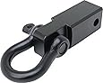 Smittybilt 29312B Receiver Hitch D-Ring with 3/4-Inch Shackle for 2-Inch Receivers