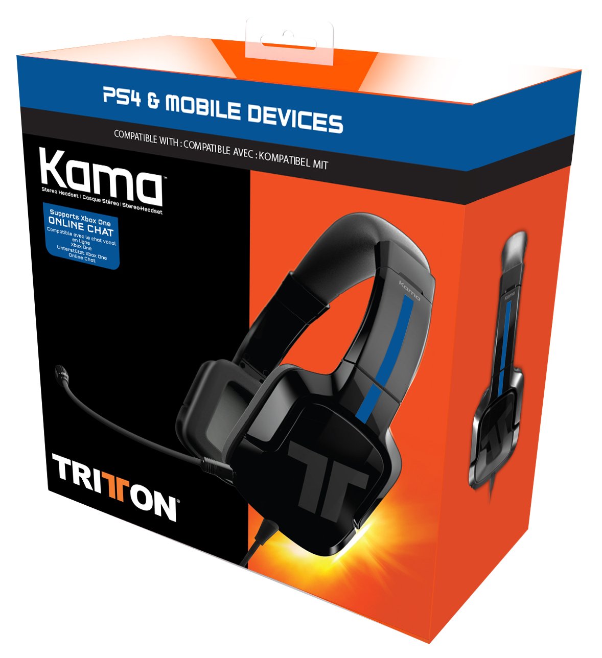 Mad Catz Tritton Kama Stereo Gaming Headset for PS4, PS Vita, Mobiles & Tablets