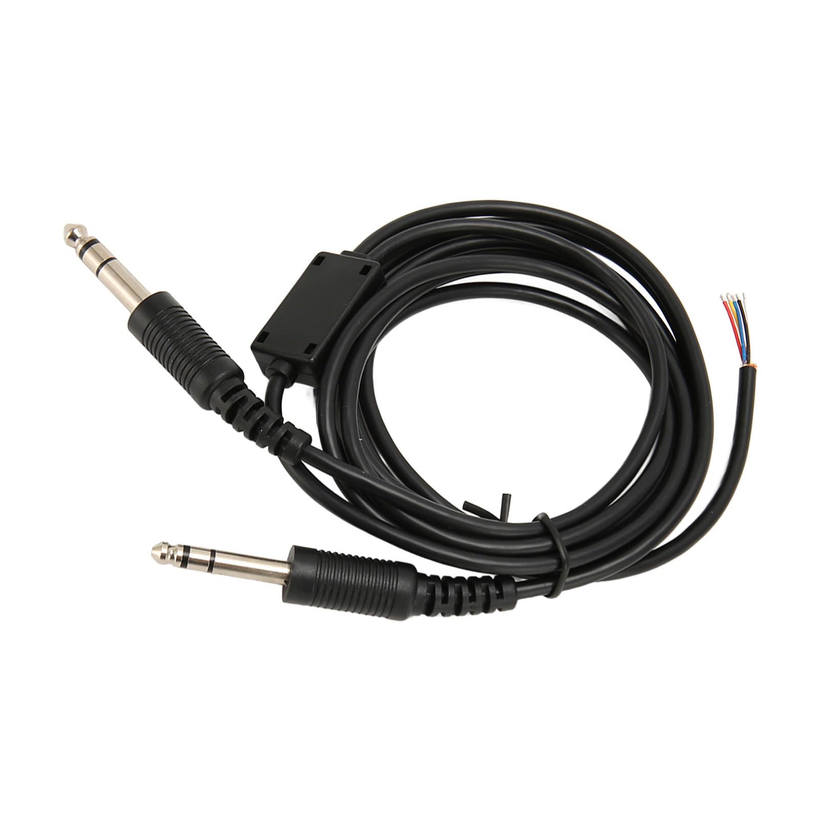 Aviation Headset Replacement Cable, PVC Material, 2M Cable Length, Dual GA Plugs, for David Clark AVCOMM Pilot Universal Aviation Headset