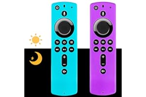 (2 Pack) Remote Case/Cover, Protective Silicone Holder Lightweight [Anti Slip] Shockproof for 3rd Gen Glow in The Dark (Glow 