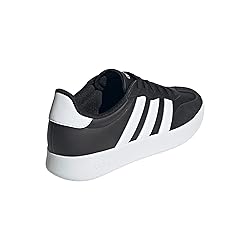 adidas Men's Barreda Sneaker, Black/White/Black, 11
