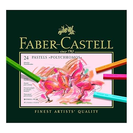Faber-Castell 128524 Pastellkreide Polychromos Etui 24er