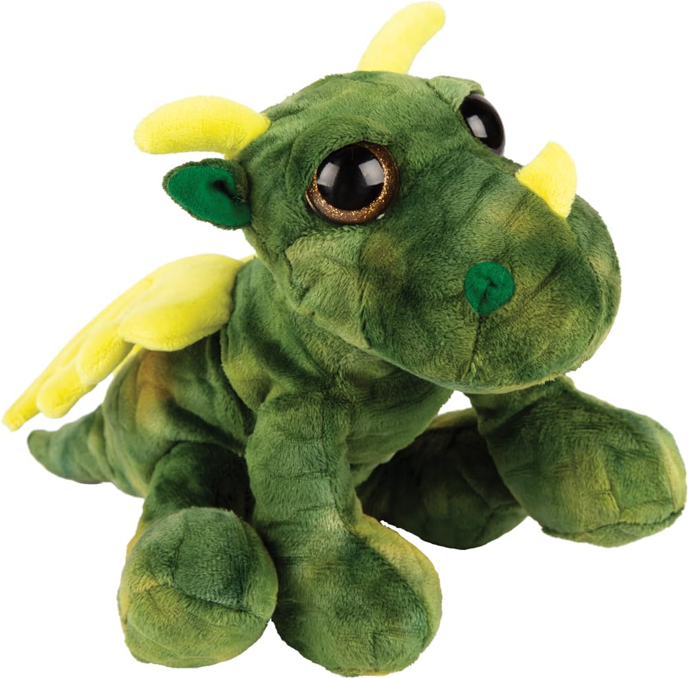Suki Gifts International Rumble Dragon, Green Plush Toy, Medium, 29cm, 14536
