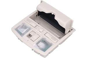 FAUITAY Overhead Sunroof Switch Console,Overhead Sunroof Switch Console Down Light Glasses Storage BBM669970B75 Replacement Compatible for Mazda 3 2010‑2012