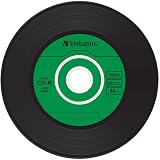 Verbatim 43426 52x CD-R Recordable Blank Disc Vinyl Retro Slim Case 10 Pack view 5