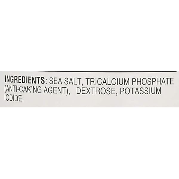 HAIN PURE FOODS IODIZED SEA SALT, 21 OZ