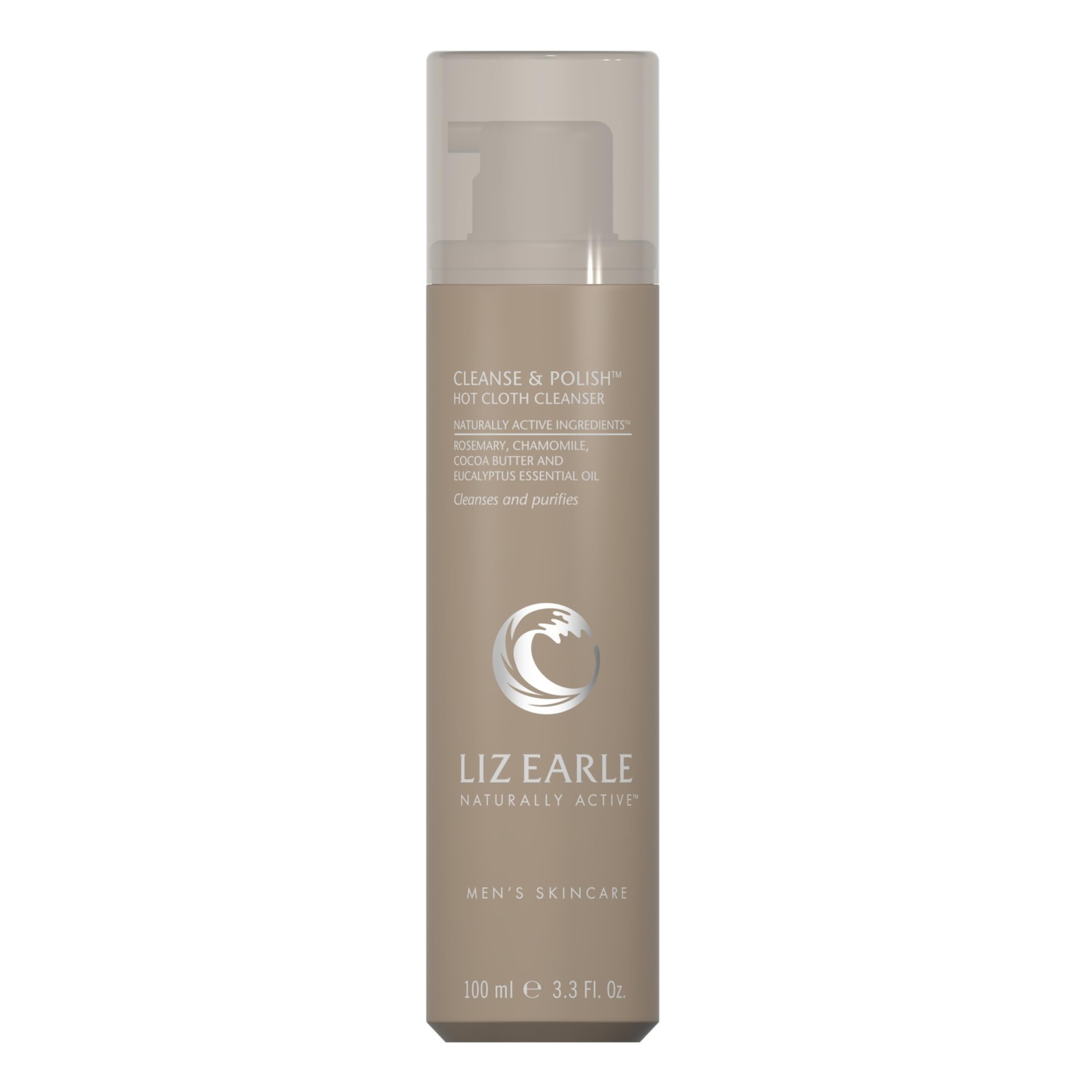 Liz Earle Cleanse & Polish™ Hot Cloth Cleanser for Men with Rosemary, Chamomile, Cocoa Butter and Eucalyptus Essential Oil for All Skin Types, 100ml