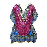 Womens Eliza Short Caftan Beach Bikini Cover Up Tunic Kaftan DressOne Size