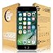 iPhone 7 Tempered Glass Screen Protector Cover by G-Armor - Natural Touch / Ultra Clear / Scratch Proof / Lifetime Free Replacement