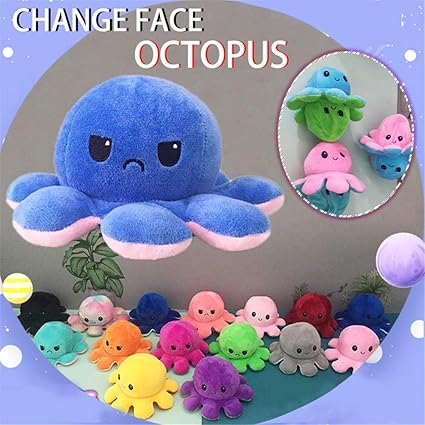 changing octopus stuffed animal