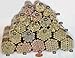 Mosaic Pin Pins Knife Handle Custom Knives Blank Blades Brass Copper Steel for Hunting Knives (1/4