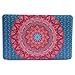 HDE Plastic Hard Shell Case and Keyboard Cover for MacBook Air 11 Inch (Models: A1370/A1465), Teal Coral Mandala