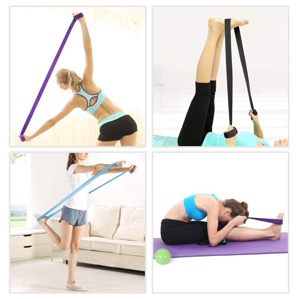Amazon.com: Juego de bloques de yoga y correa de yoga ...