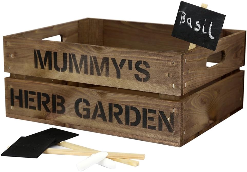 Personalised Wooden Planter Crate