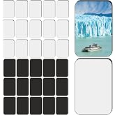 30Pcs Sublimation Magnet Blanks Bulk 5.5x7.5 cm Rectangle, 15 Pcs Sublimation Blanks Produnts and 15Pcs Soft Magnetic Persona